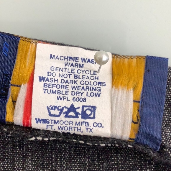 Vintage Panhandle Slim rib cage roll down high waist flat front jeans SZ 5/6 NWT - Picture 11 of 16